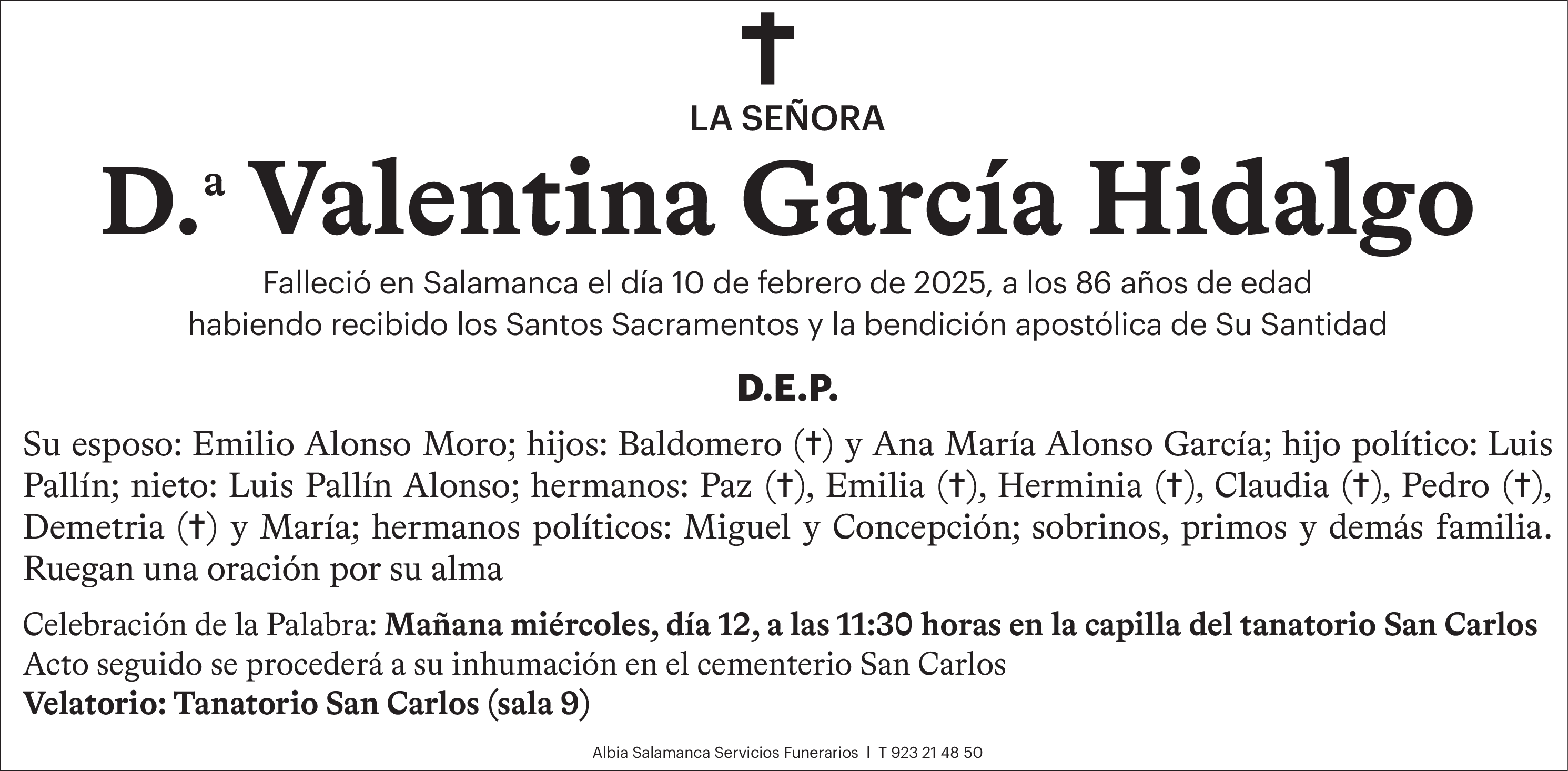 Doña Valentina García Hidalgo
