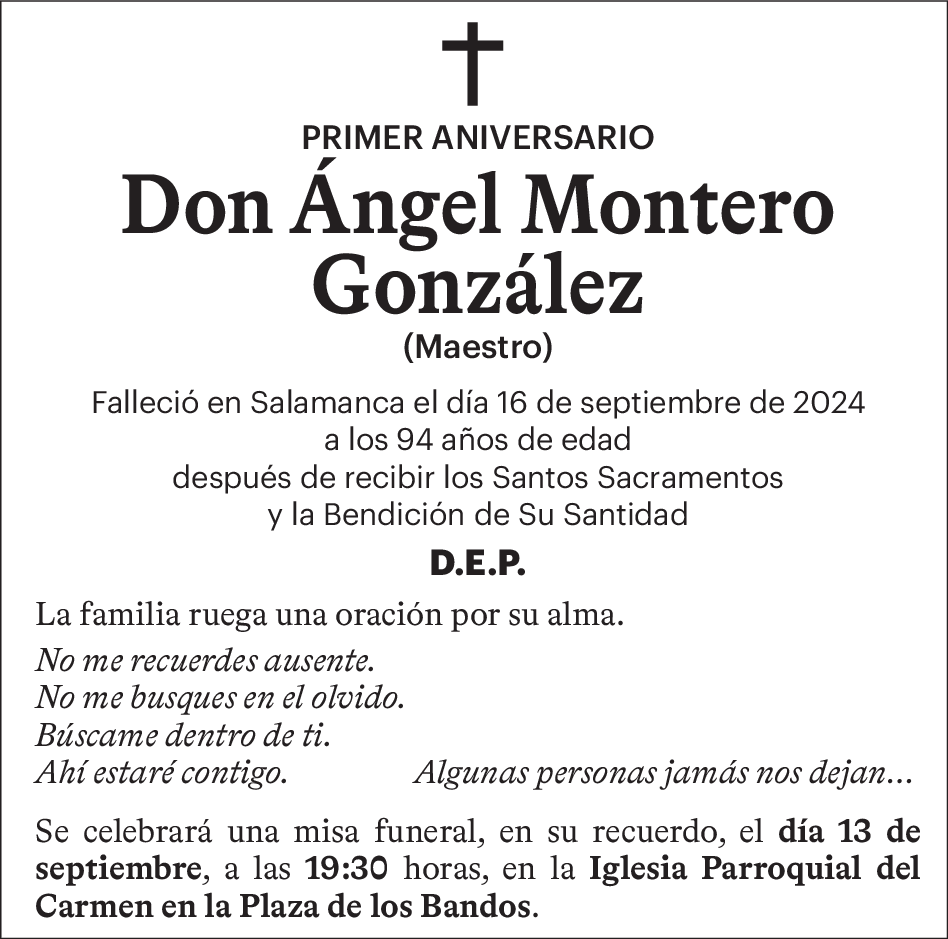 Don Ángel Montero González