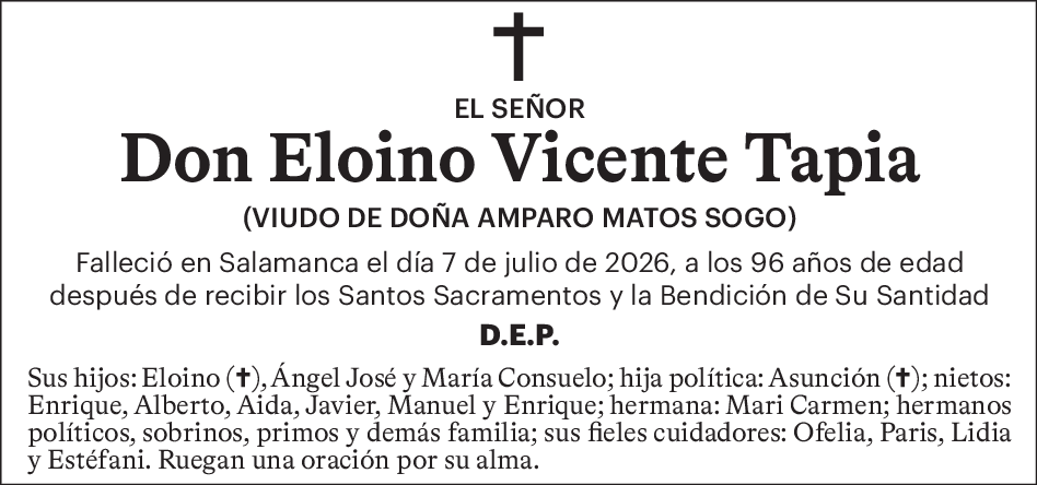 Don Eloino Vicente Tapia