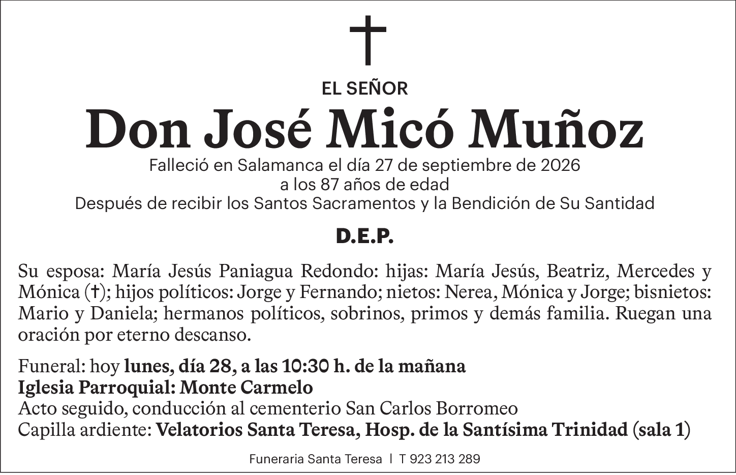 Don José Micó Muñoz